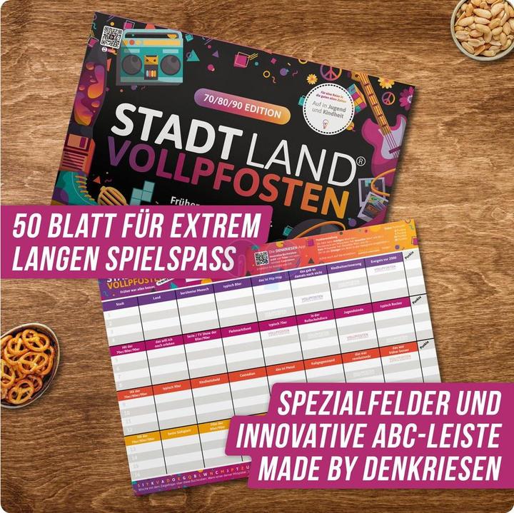 Actual product image Denkriesen STADT LAND VOLLPFOSTEN® A4 - 70/80/90 EDITION " Everything used to be better". (German)