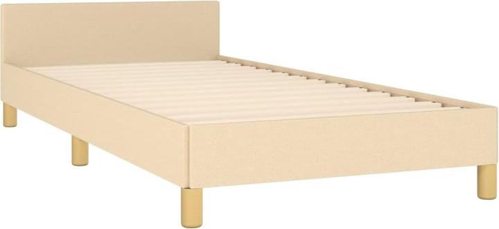 Produktbild VidaXL Bettgestell mit Kopfteil Stoff (120 x 190 cm)