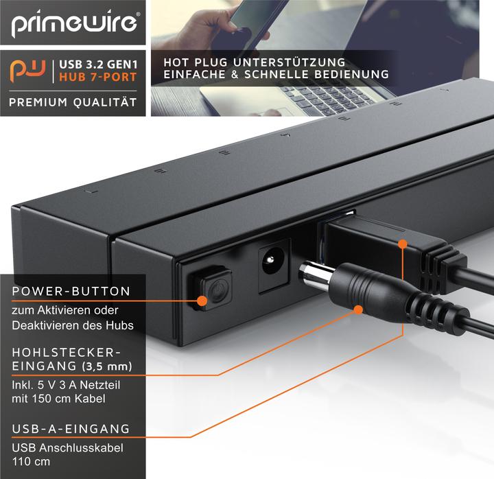 Actual product image Primewire Super Speed (7 ports)