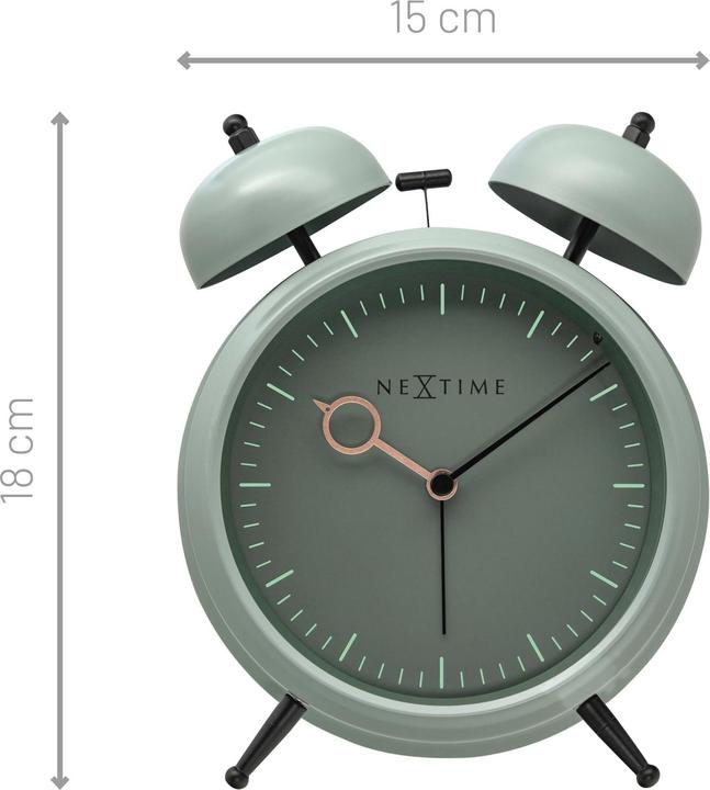 Image du produit Nextime Réveil classique Golden Hour Teal
