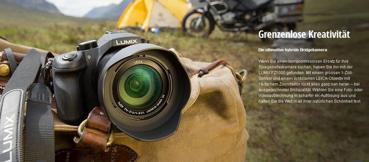Image du produit Panasonic Lumix FZ1000 (25 - 400 mm, 20 Mpx, 1")