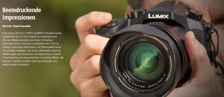 Image du produit Panasonic Lumix FZ1000 (25 - 400 mm, 20 Mpx, 1")