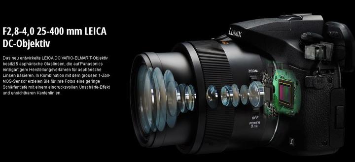 Image du produit Panasonic Lumix FZ1000 (25 - 400 mm, 20 Mpx, 1")