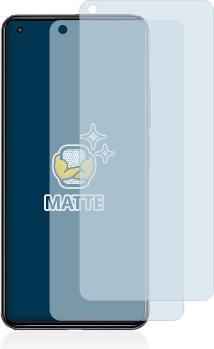 Actual product image BROTECT Anti-glare screen protector matt (2 Piece, Xiaomi Mi 11 Lite)