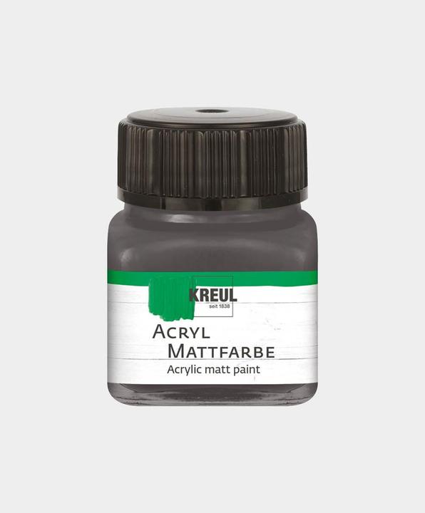 Immagine prodotto Kreul Vernice acrilica opaca, 20 ml (Grigio grafite, 20 ml)
