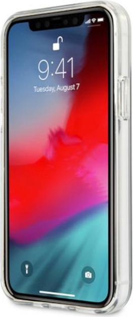 Actual product image BMW Case BMHCP12LSKTGT iPhone 12 Pro Max 6,7" transparent hardcase Motorsport Tricolor (Apple iPhone 12 Pro Max)