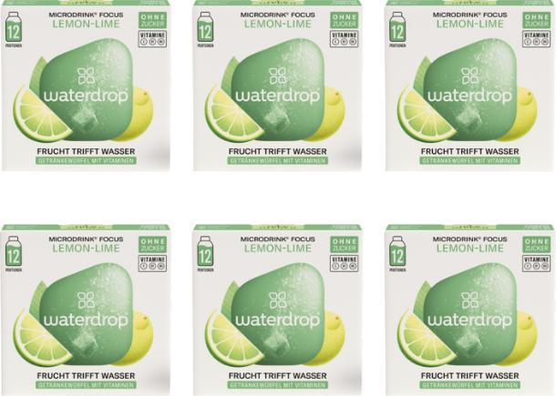 Image du produit Waterdrop Microdrink Focus (Citron vert, Café vert, 6 x)