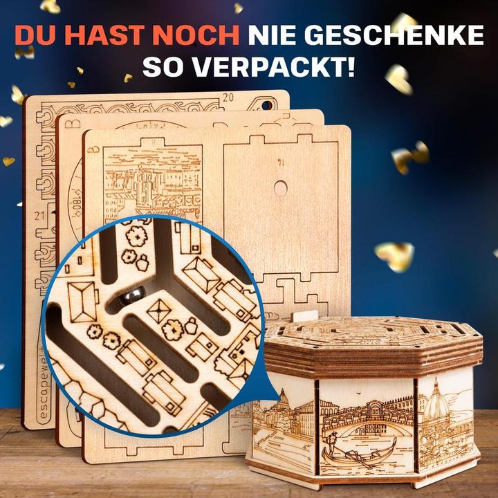 Produktbild Escape Welt Secret Box ""Maze"" - Rätselbox Bausatz (Deutsch)
