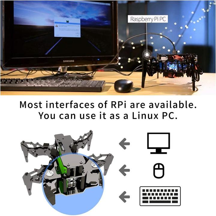 Produktbild Adeept 4-Bein Bionic Hexapod Spinnenroboter