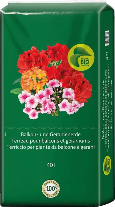 Produktbild Migros-Bio Garden Balkon- und Geranienerde (40 l, Erde ohne Torf)