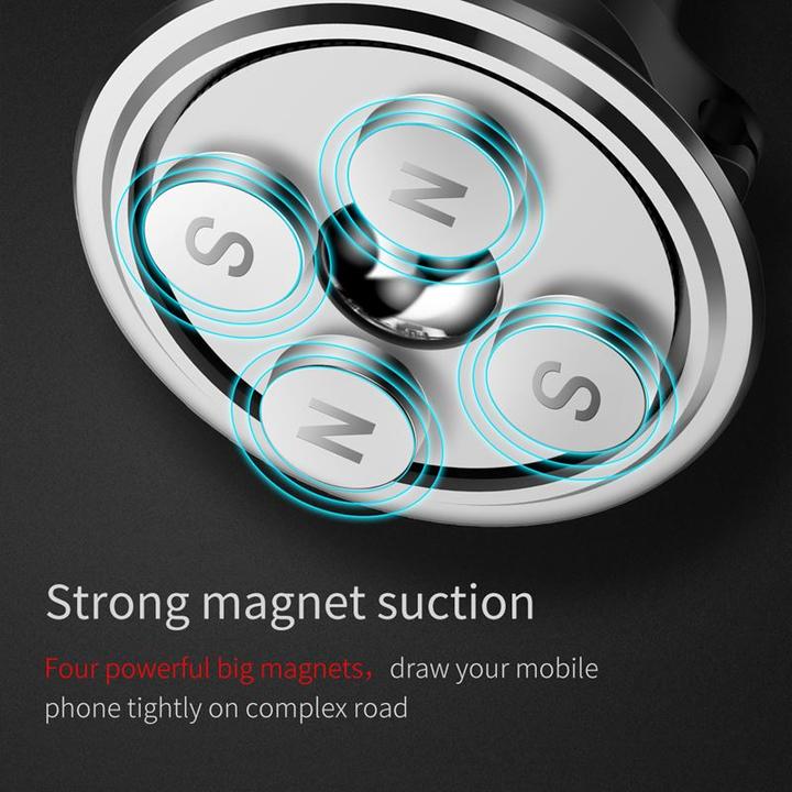 Immagine prodotto Baseus Supporto magnetico per l'auto dello sfiato d'aria con clip per cavi argento