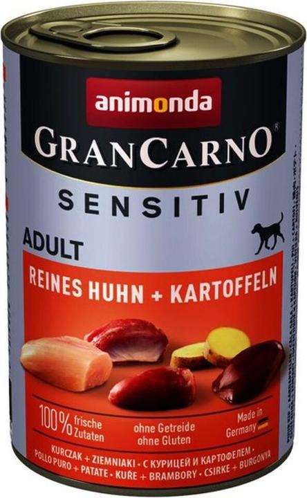 Produktbild animonda GranCarno ADULT Sensitiv Huhn+Kart. 400g (Adult, 1 Stk., 800 g)
