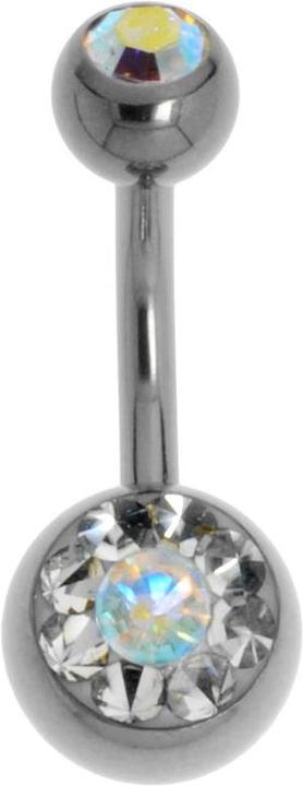 Produktbild Bijouteria Bauchpiercing (Titan, Swarovski Kristall)
