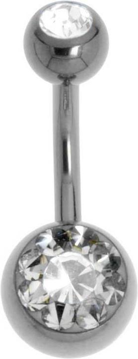 Produktbild Bijouteria Bauchpiercing (Titan, Swarovski Kristall)