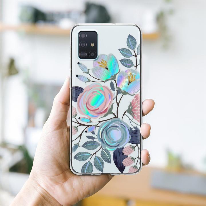 Image du produit Cadorabo Couverture IMD TPU Fleurs & Feuilles colorées (Samsung Galaxy M40s)