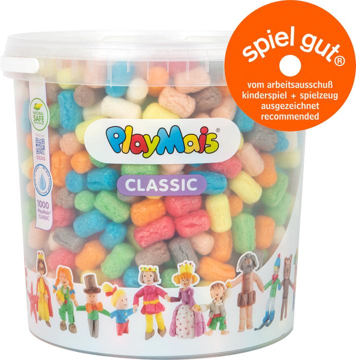 Actual product image PlayMais Play Corn Basic bucket 10 liters (1000 pieces)