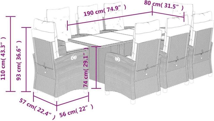 Produktbild VidaXL Jarn (80 cm)