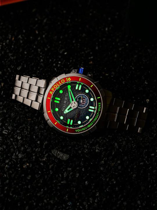 Produktbild Nubeo NB-6093-33 Apollo 55th (Lünette drehbar links)