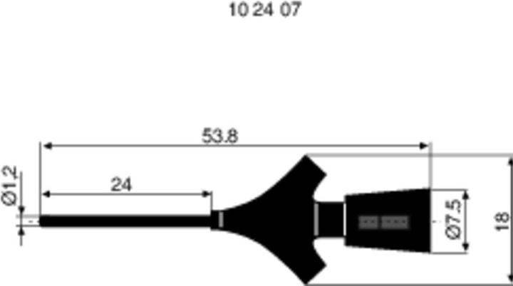 Immagine prodotto Hirschmann Test & Measurement Sonda di prova a pinza miniaturizzata MICRO-KLEPS (Puntale)