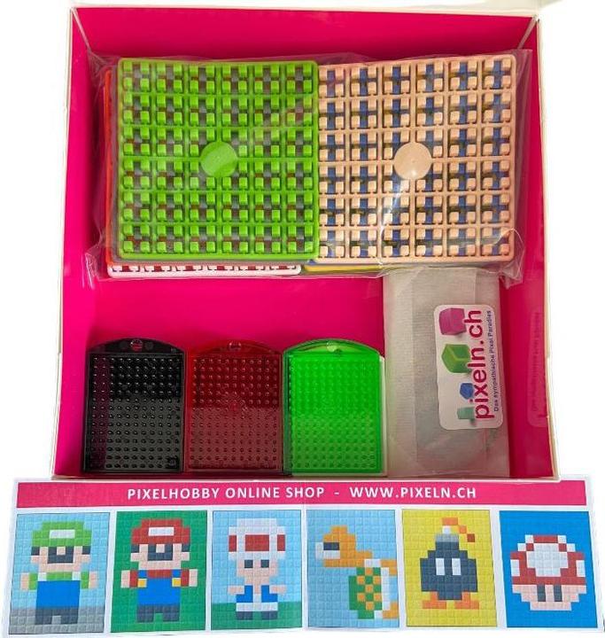 Actual product image pixeln.ch Schlüsselanhänger 6er Geschenk Set - Super Mario