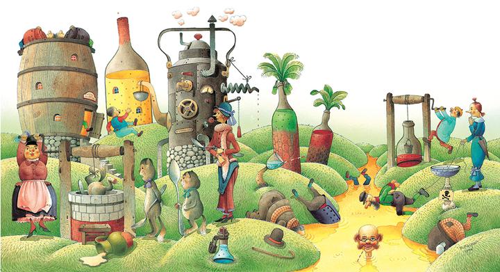 Actual product image Die Reise ins Schlaraffenland (German, Kęstutis Kasparavičius, 2017)