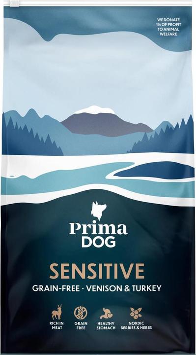 Actual product image Prima Primadog Venison-Turkey Grain-Free 10 kg (Adult, 10000 g)