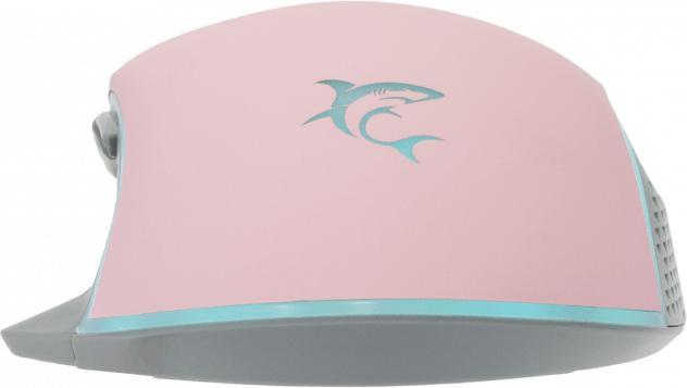 Image du produit White Shark Souris de jeu Gareth rose avec illumination RGB (Filaire)