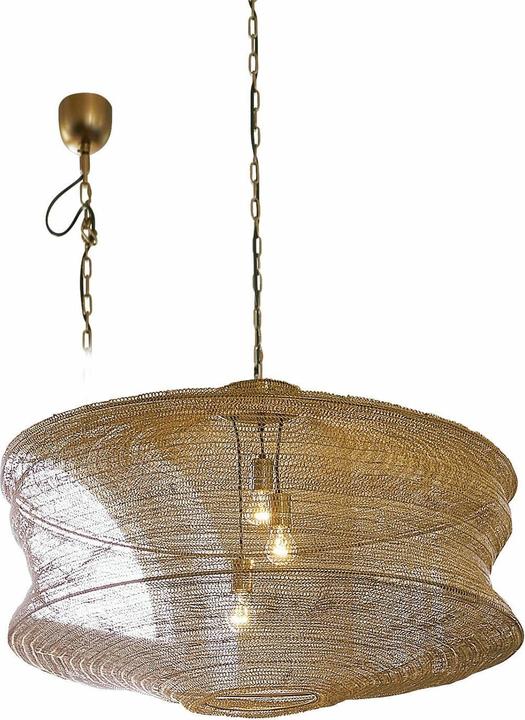 Immagine prodotto Loberon Lampada a sospensione Valerique nero antico/oro (E27)