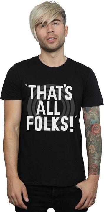 Image du produit Looney Tunes - T-shirt THAT'S ALL FOLKS TEXT - Homme (L)