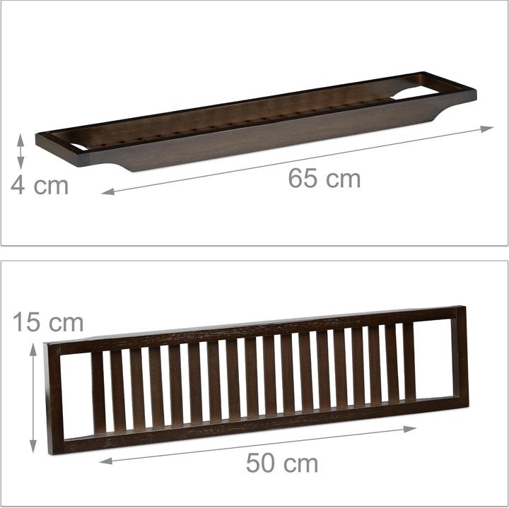 Produktbild Relaxdays Badewannenablage (15 x 65 x 4 cm)