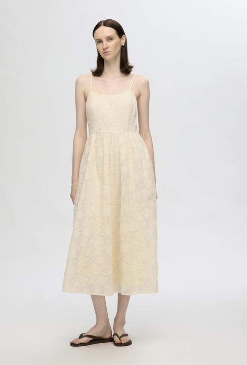 Actual product image Selected Femme Broderie Anglaise Midi Dress (40)