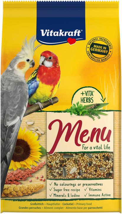 Vitakraft Menu Vita per parrocchetti grandi (1 x, 1 kg)