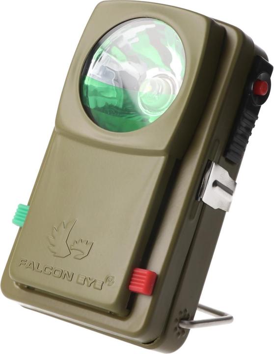 Actual product image AccuCell LED BW signal torch Nato, additional filter discs red, green
