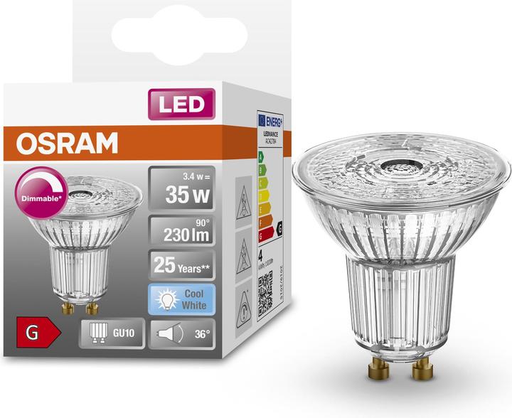 Actual product image Osram Superstar (GU10, 3.40 W, 230 lm, 1 x, G)