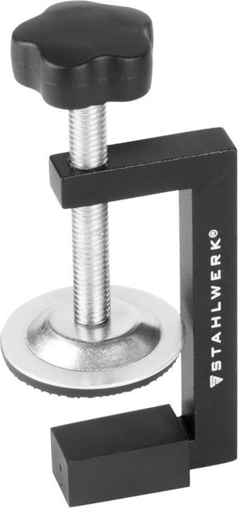 Immagine prodotto Stahlwerk Set di 4 morsetti a G per la lavorazione del legno, morsetto a G, morsetto a vite (55 mm)