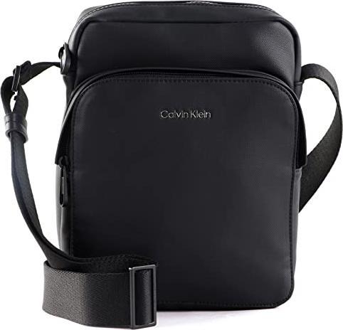 Produktbild Calvin Klein Herren Umhängetasche Ck Must Pique Reporter S W/Pckt Klein, Schwarz (Ck Black), Einheit (51% Polyester, 49% Polyurethan)