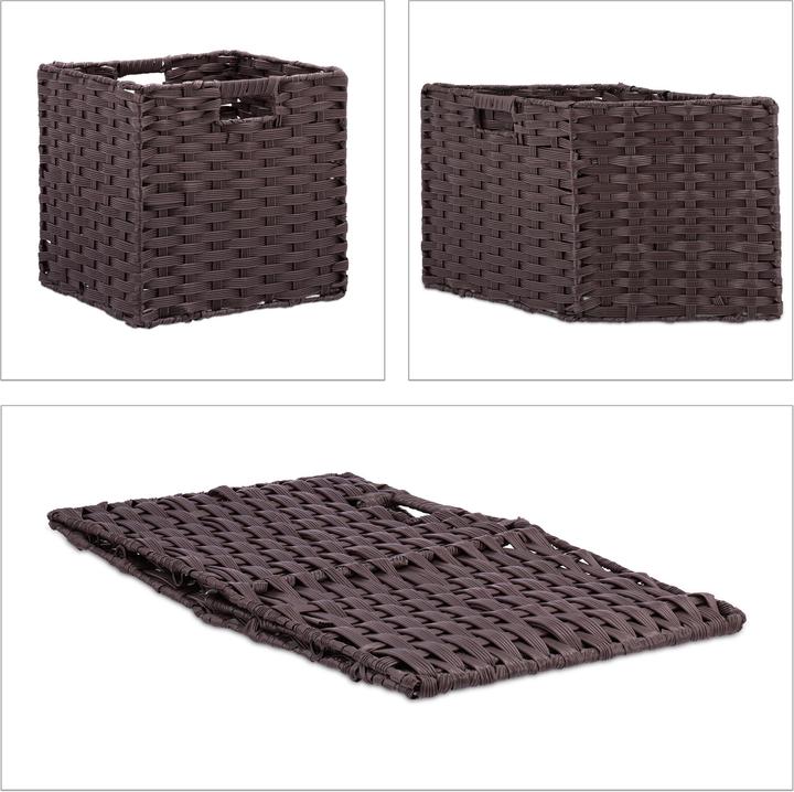 Produktbild Relaxdays 4x Aufbewahrungskorb (4 x, 32 x 30 x 31 cm)