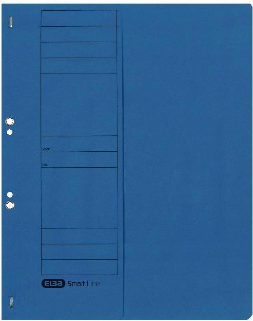 Produktbild Elba Ösenhefter aus Karton, blau, kaufmännische Heftung halber Vorderdeckel, gepackt zu 50 Stück (A4, 50 x)