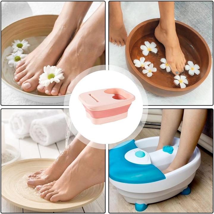 Produktbild König Design Faltbare Fussbadewanne Fussmassage Fussmassagegerät Fussbad Spa Pediküre 21 Liter