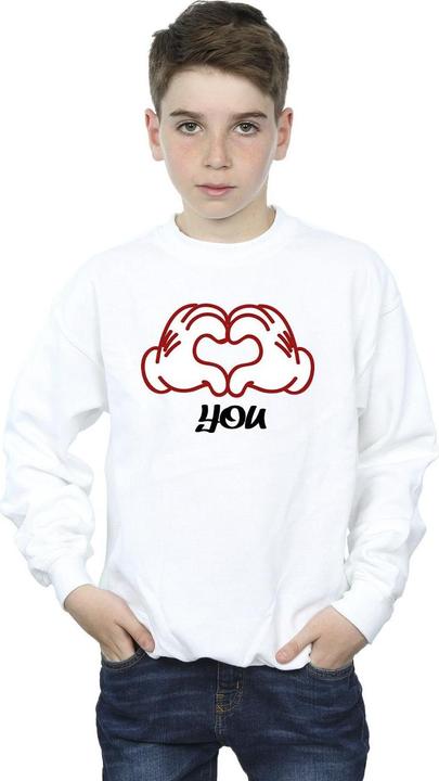 Immagine prodotto Disney Mickey Mouse Love You Hands Felpa Ragazzi (152, 158)