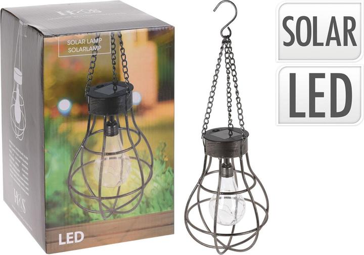 Actual product image hagenuk Solar pendant light made of metal (5 lm)