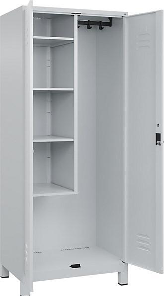 Produktbild C+P CP Putzmittelschrank Classic Plus 080110-02-S10029 lichtgrau 80,0 x 50,0 x 195,0 cm, aufgebaut (80 cm, 195 cm)
