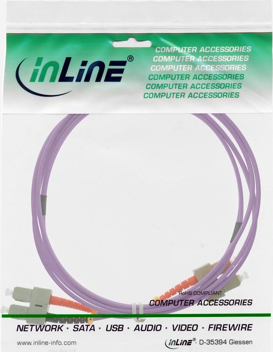 Actual product image InLine FO duplex cable SC/SC 50/125um OM4 7.5m (CAT6, 7.50 m)