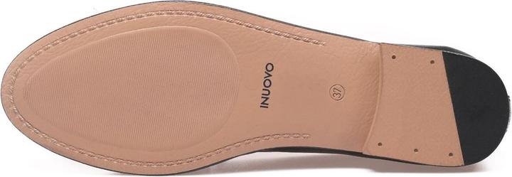 Actual product image Inuovo The fashionable slip-on shoe made from high-quality leather and a decorative link chain on the (39)