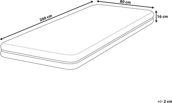 Produktbild Beliani Enchant (80 x 200 cm, Schaumstoffkern)