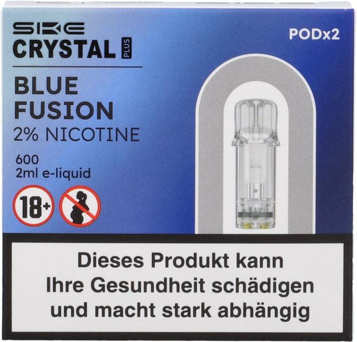 Actual product image SKE Crystal Plus Blue Fusion - E-Pod refill - 2 pcs. à 2 ml