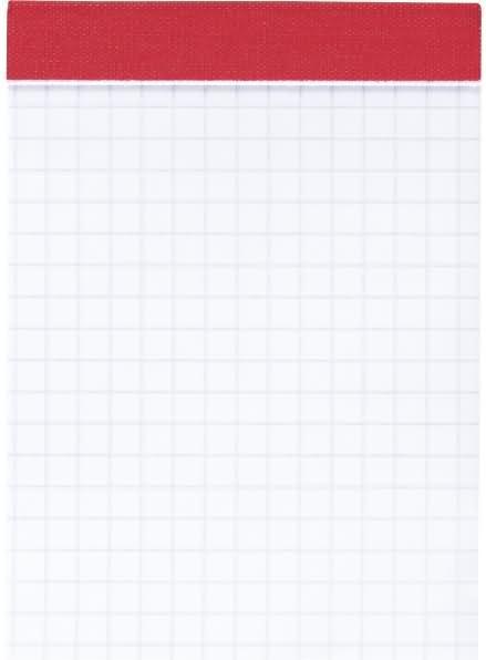 Actual product image Notepad DIN A7 squared 50 sheets (A7, Checked)