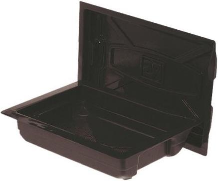 Actual product image Rs Pro Polystyrene black drip tray,510x320x65mm