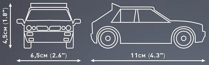Actual product image Cobi Youngtimer 1987 Lancia Delta Intergrale