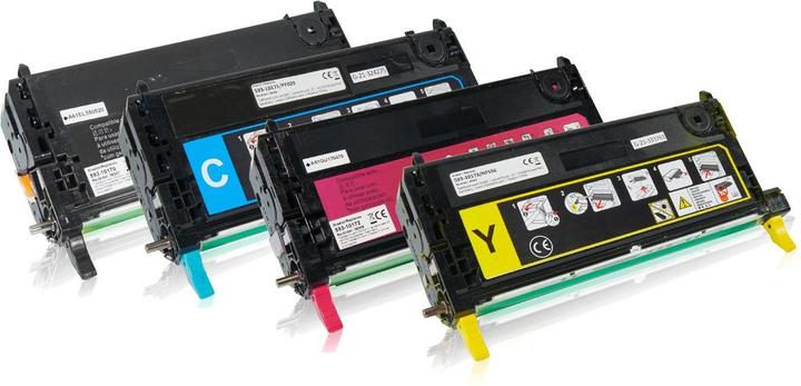 Image du produit Inkadoo Toner multipack compatible avec Dell 200-51936 contient 4x cartouche toner noir cyan magenta... (M, C, Y, CF)